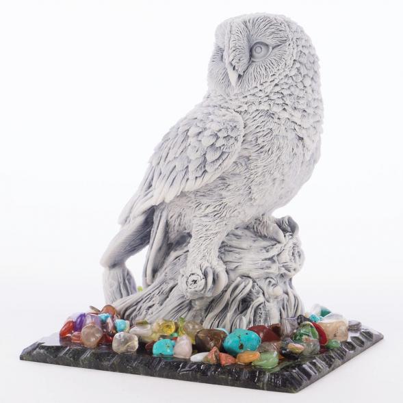 Сувенир &amp;quot;Сова №3&amp;quot; из мрамолита 119006