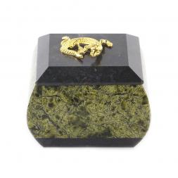 Шкатулка для украшений змеевик 7х7х7 см