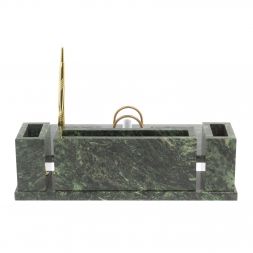 Настольный набор &amp;quot;Люкс&amp;quot; из шабровского змеевика