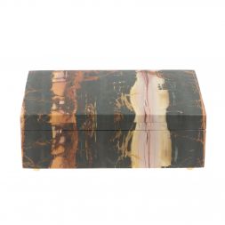 Шкатулка из яшмы 15,5х11х6 см