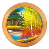 Тарелка декоративная &amp;quot;Осень&amp;quot; 25 см каменная крошка 119572