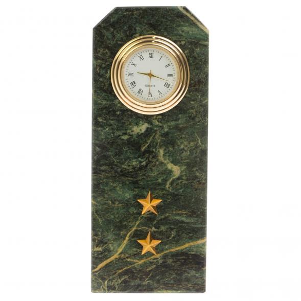 Часы &amp;quot;Погон прапорщик ВС&amp;quot; из натурального камня 129849