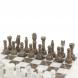 Шахматы &amp;quot;Дебют&amp;quot; доска 38х38 см из белого мрамора и ракушечника 127067