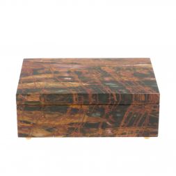 Шкатулка из яшмы 15,8х10,5х6,3 см