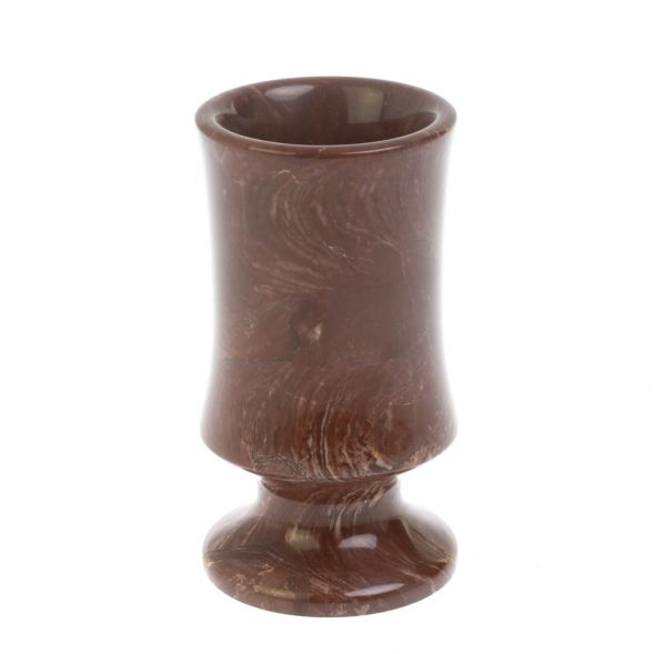 Карандашница из лемезита точеная 6х6х11 см 128410