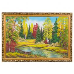 Картина "Осень" багет 40х60 см, каменная крошка