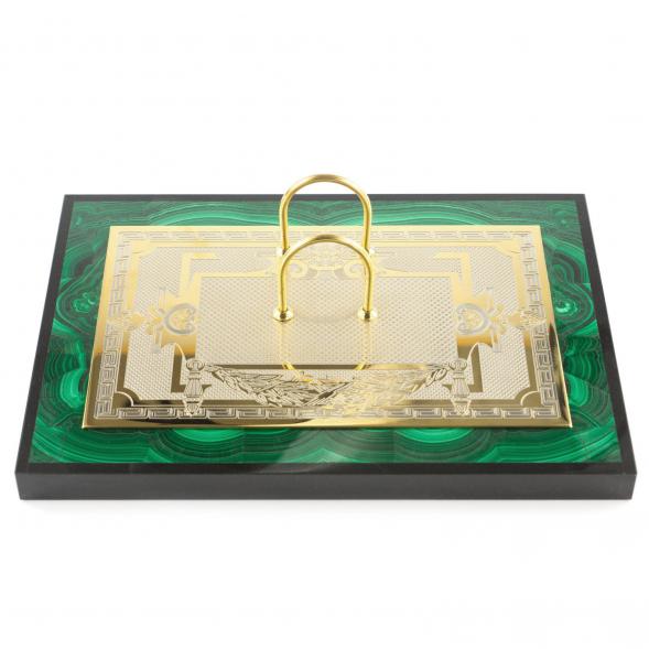 Подставка под календарь из малахита Златоуст 121028