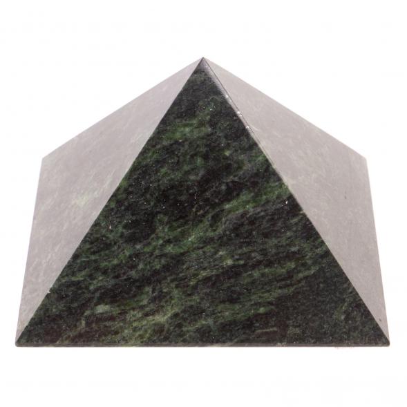 Пирамида из шабровского змеевика 7,5х7,5х6 см 126378