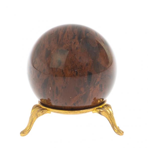Шар из коричневого обсидиана 5,5 см 127306