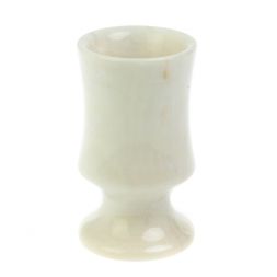 Карандашница из газганского мрамора 6х6х10,5 см