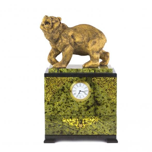Часы с выдвижным ящиком &amp;quot;Рычащий медведь&amp;quot; 120960