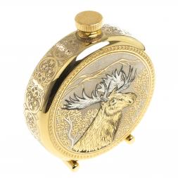 Фляжка с гравюрой &amp;quot;Лось&amp;quot; Златоуст