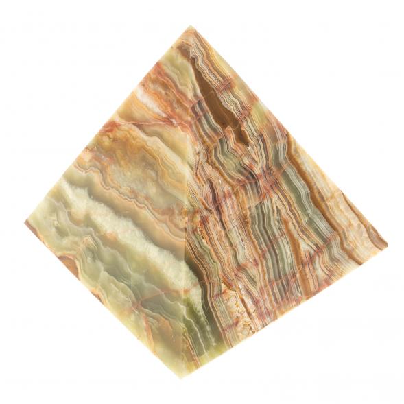 Пирамида камень оникс 12,5х12,5х13 см (5) 123933