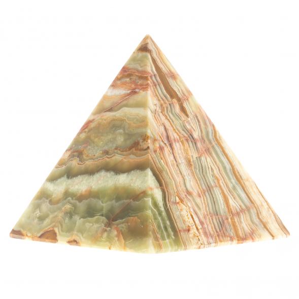 Пирамида камень оникс 12,5х12,5х13 см (5) 123933