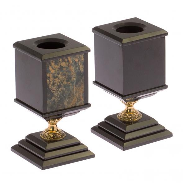 Письменный набор &amp;quot;Орел&amp;quot; камень офиокальцит 125311