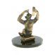 Статуэтка &amp;quot;Обезьяна с телефоном&amp;quot; на нефрите из бронзы 128630