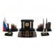 Настольный набор из черного обсидиана 128707