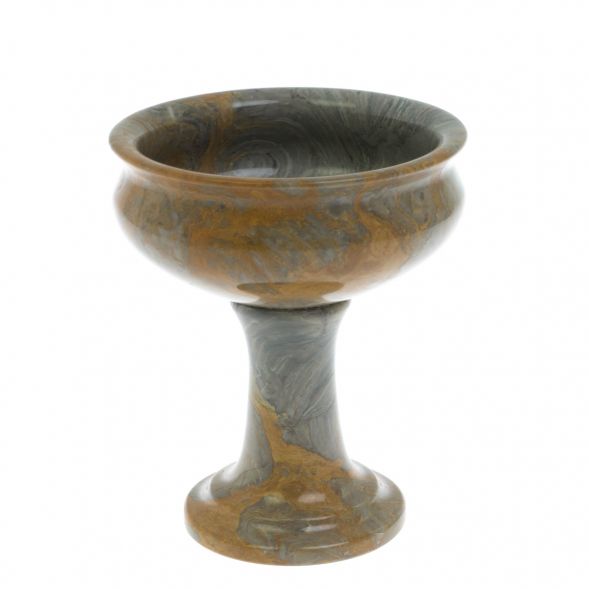 Креманка из рифейского мрамора 10х10х11,5 см 129235