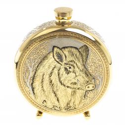 Фляжка с гравюрой &amp;quot;Кабан&amp;quot; Златоуст