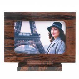 Рамка для фото 10х15 см коричневый обсидиан