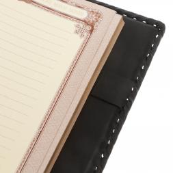 Ежедневник &amp;quot;Георгий Победоносец&amp;quot; А5 обложка из черной кожи Златоуст