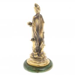 Бронзовая статуэтка &amp;quot;Хозяйка медной горы&amp;quot; на нефрите