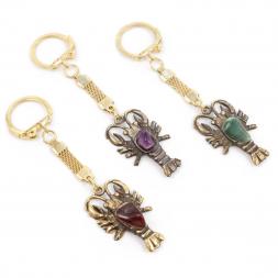 Брелок знак зодиака "Рак" бронза