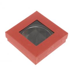 Карманное зеркальце из камня соколиный глаз цвет серебро