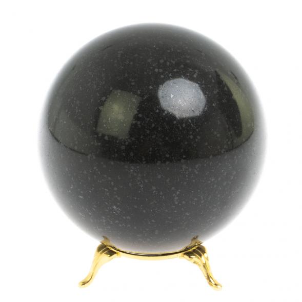 Шар диаметром 9,5 см камень базальт 127626