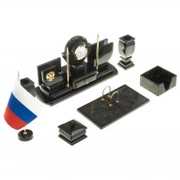 Письменный набор из змеевика &amp;quot;Директор&amp;quot;