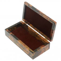 Шкатулка из яшмы 19х9,3х6,5 см
