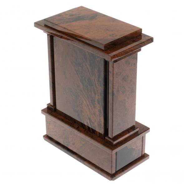 Настольные часы из коричневого обсидиана 129582