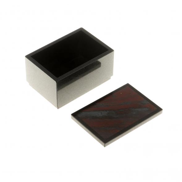 Шкатулка из яшмы 10х7х6 см 124270