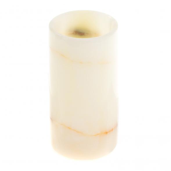 Ваза цилиндрическая из оникса 7,5х14,5 см 350 мл (3х6) 124656