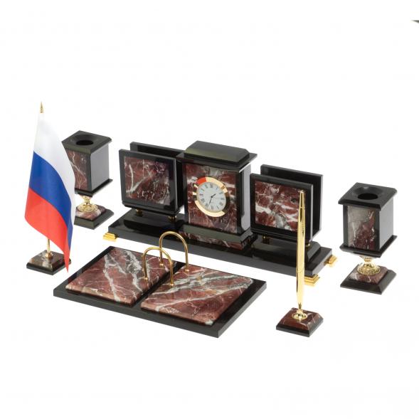 Письменный прибор из креноида на бронзовых ножках 126995