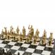 Шахматы подарочные из бронзы &amp;quot;Римские&amp;quot; 44х44 см из змеевика и мрамора 129657