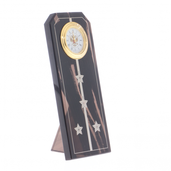 Часы &amp;quot;Погон капитан&amp;quot; камень обсидиан 121984