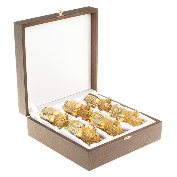 Стопки перевертыши &amp;quot;Медведь&amp;quot; набор 6 шт Златоуст 123664