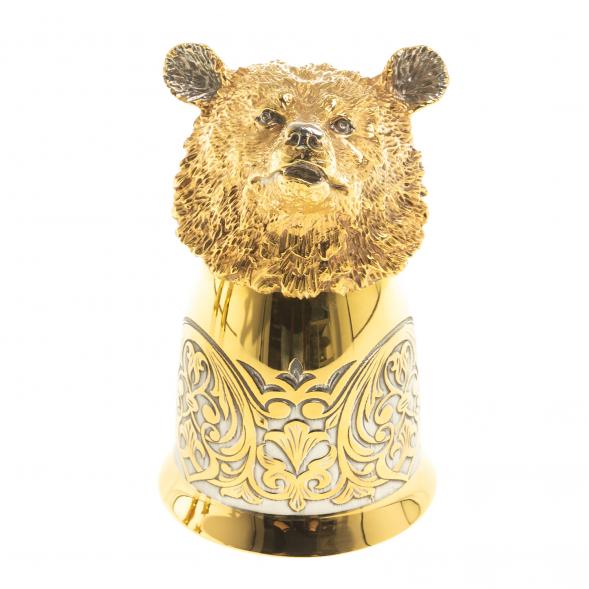 Стопки перевертыши &amp;quot;Медведь&amp;quot; набор 6 шт Златоуст 123664