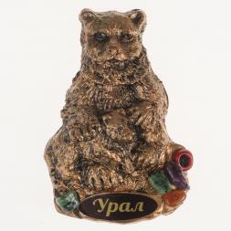 Магнит "Медведица с медвежонком"