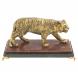 Статуэтка фигурка &amp;quot;Тигр на охоте&amp;quot; на подставке из камня лемезит 122241