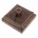 Шкатулка квадратная из коричневого обсидиана 9х9х7 см 122359