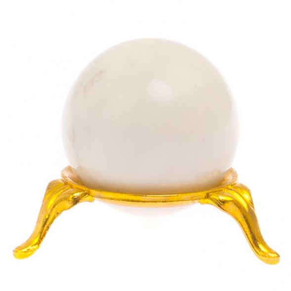 Шар из белого мрамора 4 см 125631