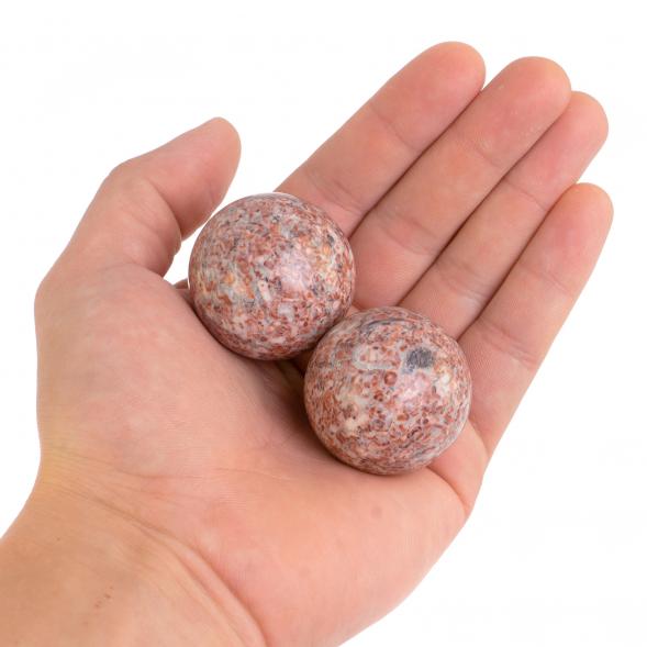 Шары для массажа 3,5 см 2 шт из креноида 125169