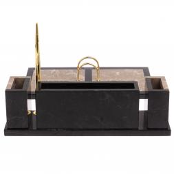 Настольный набор &amp;quot;Люкс бежевый мрамор