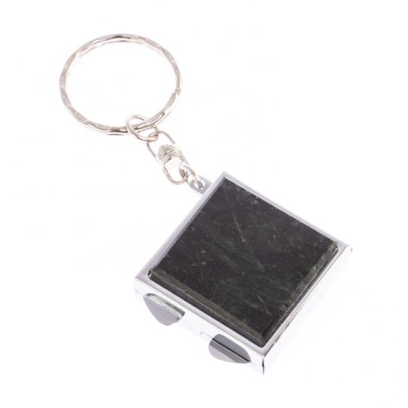 Складное зеркало брелок актинолит квадратное 126620