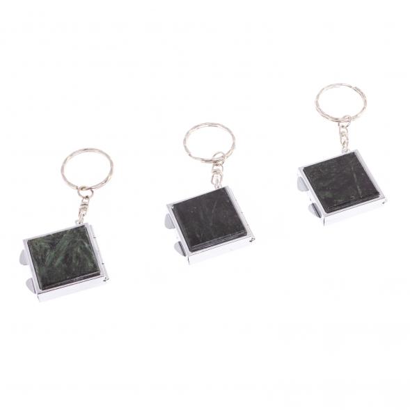 Складное зеркало брелок актинолит квадратное 126620