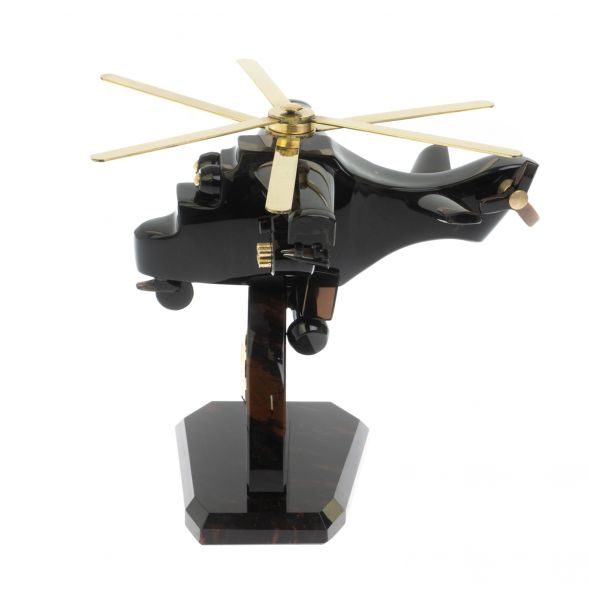 Сувенир &amp;quot;Вертолет аллигатор КА - 52&amp;quot; из обсидиана 128713