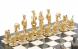 Подарочные шахматы &amp;quot;Деревенские&amp;quot; бронзовые, доска каменная 40х40 см 120035
