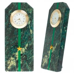 Часы-погон &amp;quot;Младший лейтенант прокуратуры РФ&amp;quot; камень змеевик